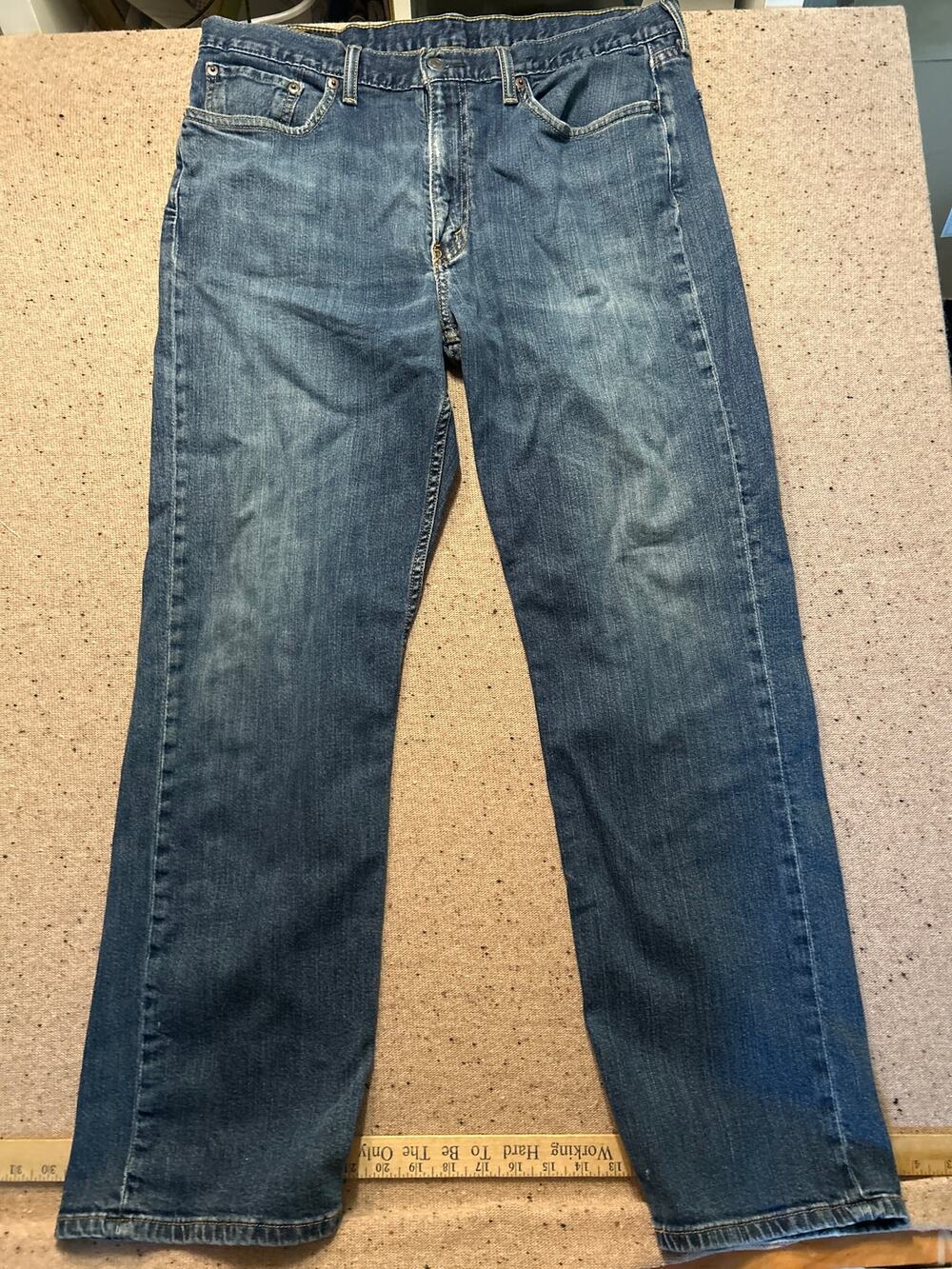 Levi's 514 Jeans Men's 36x30 Distressed Blue